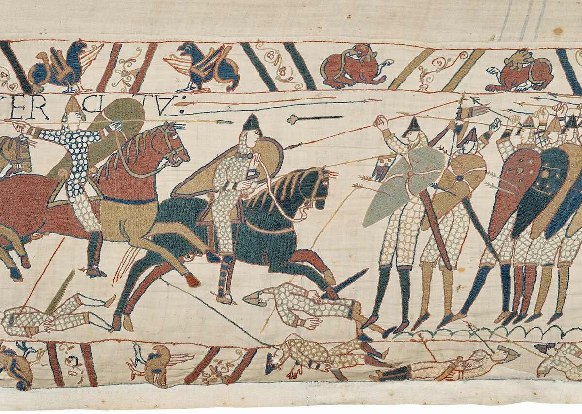 Najazd Normanów na Anglię – dziesięć wieków później Tkanina z Bayeux w British Museum